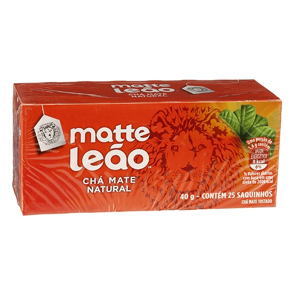 Matte Leão Chá Mate Natural 25 saquinhos