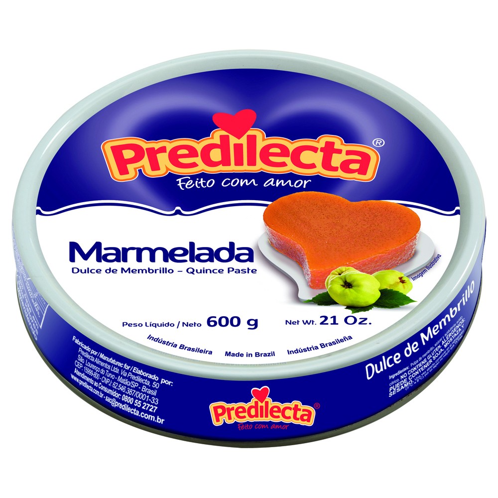 Marmelada Predilecta 600g Lata