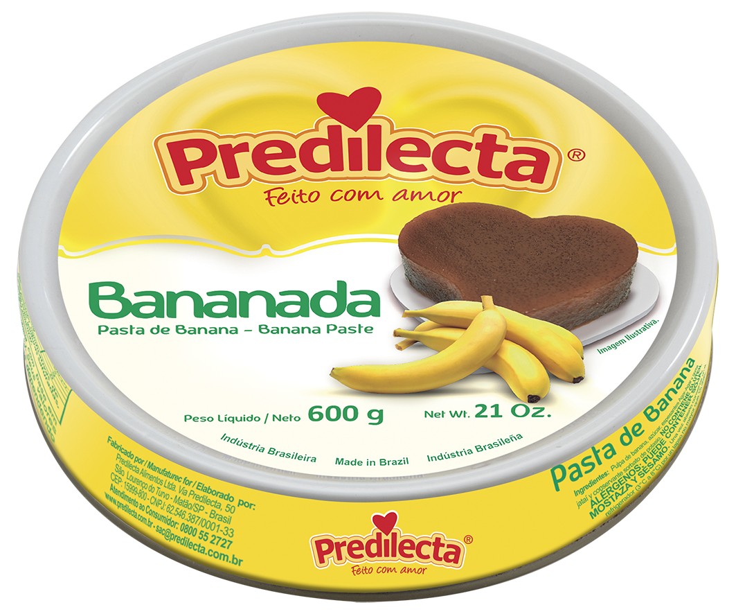 Bananada Predilecta 600g Lata