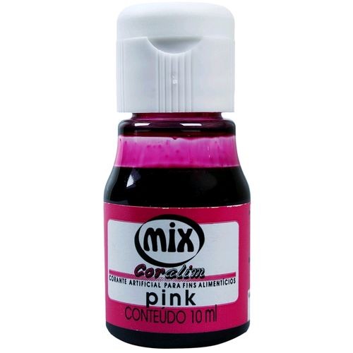 Corante Líquido 10ml - Mix - Pink
