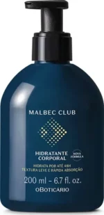 oboticario Hidratante Corporal Malbec Club 200ml - Image 1
