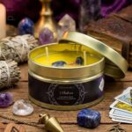 Vela 7 Chakras com Pedras Alusivas aos 7 Chakras | 120 g - Image 1
