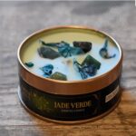Vela de Jade Verde – Minerais Aroma - Image 1