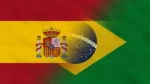 BANDEIRA DA ESPANHA E BRASIL 60-90CM - Image 1